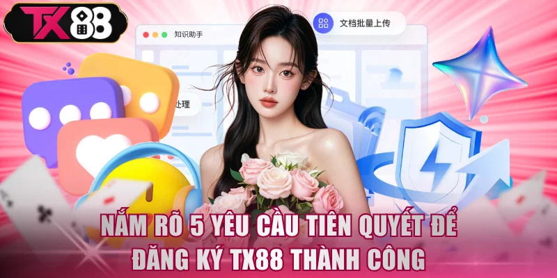 Nắm rõ 5 yêu cầu tiên quyết để đăng ký TX88 thành công
